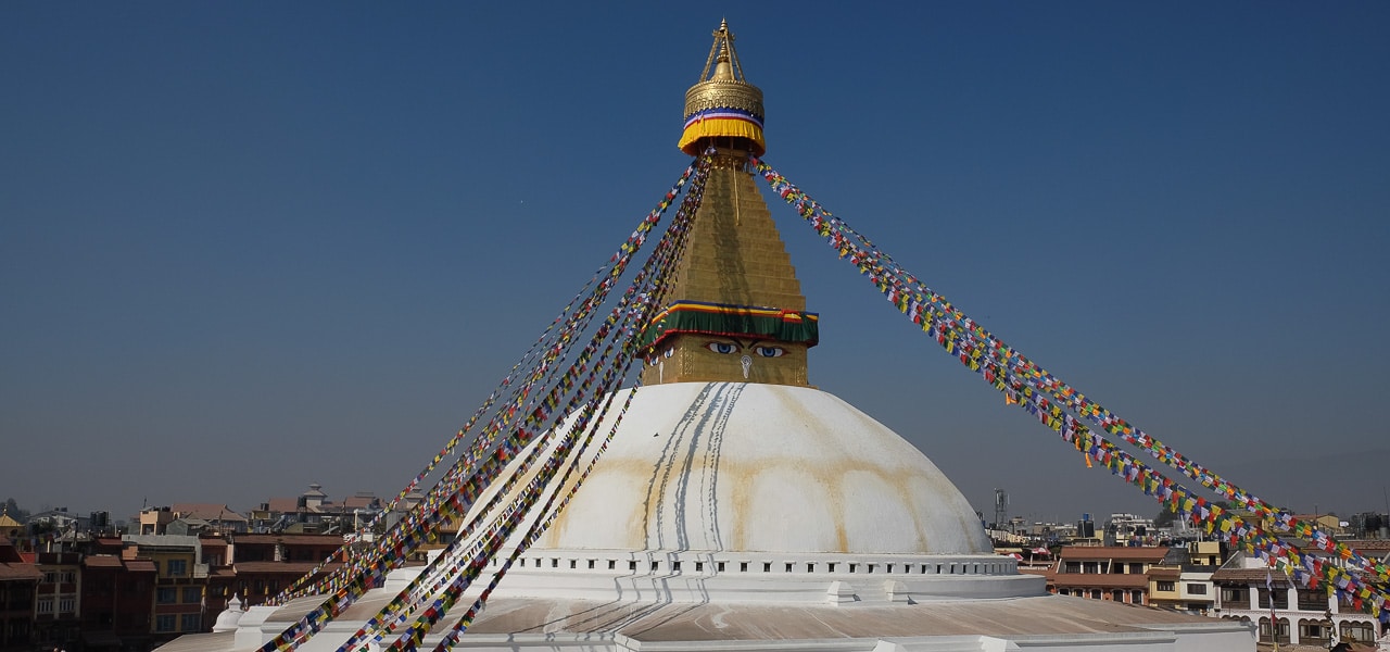 Népal bodnath tour du monde